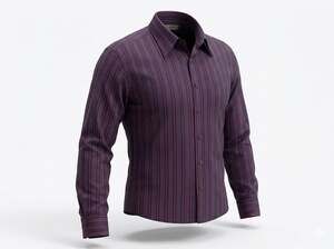 Alessandro Gherardeschi Made in Italy Men's Striped Cotton Button Up Shirt XL